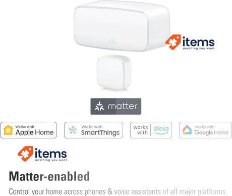 Eve Door & Window Smart Contact Sensor, Secure Home Requires Thread Edge Router