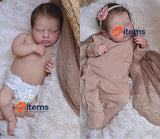Zero Pam Zero pam Reborn Girl Doll Full Body Silicone 20 Inch