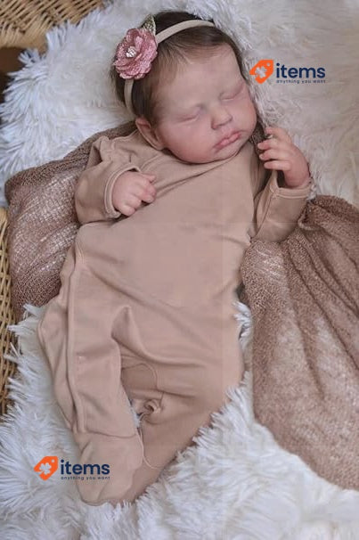 Zero Pam Zero pam Reborn Girl Doll Full Body Silicone 20 Inch
