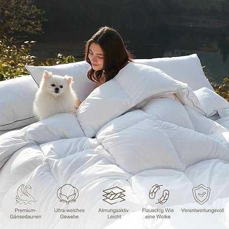 DWR All-Season Goose Down Duvet 10.5 Tog Single(135x200cm)