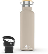 DAIKOKU Bottle Double Walled Stainless Steel Thermos Pastel Beige 500ML