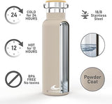 DAIKOKU Bottle Double Walled Stainless Steel Thermos Pastel Beige 500ML