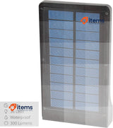 AKTIVE 61534, LED Black Outdoor Solar Street Motion Sensor Lamp Continuous 8