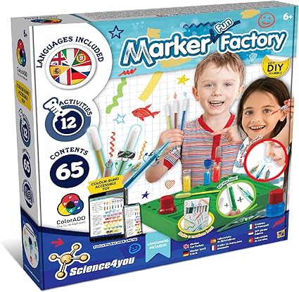 Science4you Marker Factory for Kids - Make Your Own Washable Markers for Kids