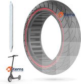 OUXI 10 x 2.5 Inch Replacement Tyres Solid Tyres with 1 Mounting Tool