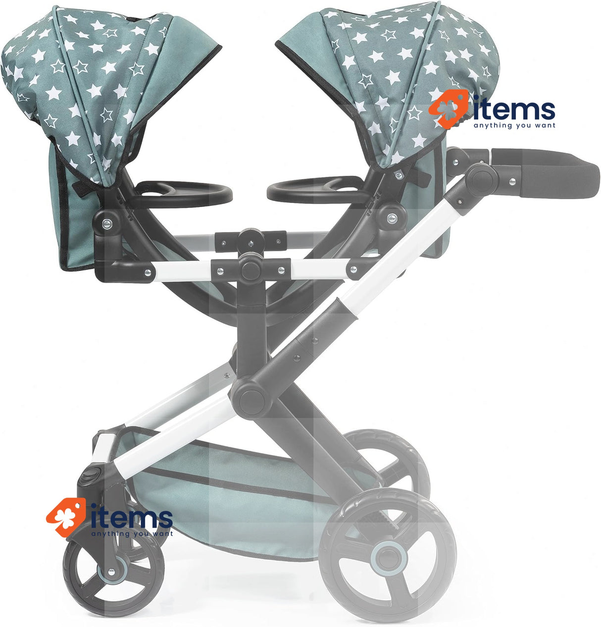 Bayer Design 26758AA Twin Doll Cartoon Regulable Height