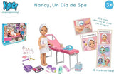 NANCY - A day spa, doll with towel and sun lounger, set for masks (NAC37000)