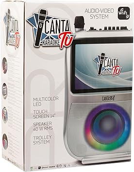 Canta TU Karaoke Portable Audio & Video System Wireless Microphone for Ages 8