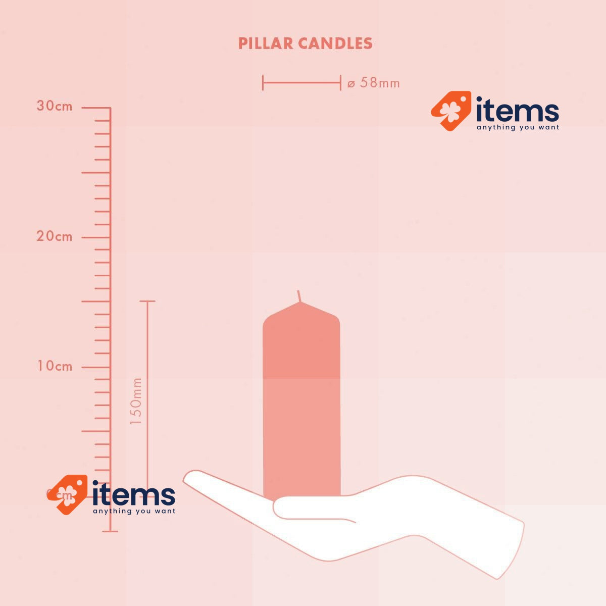 Bolsius Pillar Candles Green - 4-Pack 15 x 6 cm Decorative Household Candles