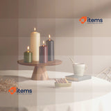 Bolsius Pillar Candles - Ivory - 4-Pack - 20 x 7 cm - Decorative Candles