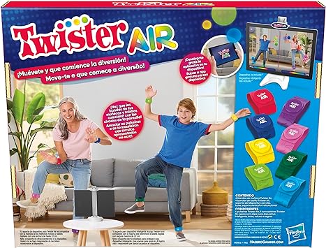 Hasbro Gaming Twister Air Game - Twister Air Game with RA App Age: 8+