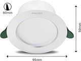 PHILIPS LED Ultra Efficient Round Diamond Cut Spot Cool White Light 4000k