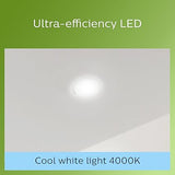 PHILIPS LED Ultra Efficient Round Diamond Cut Spot Cool White Light 4000k