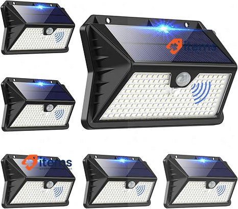 OUILA Solar Lights led Exterior Garden, soluble 6 Package - 2 Missing IP65 White