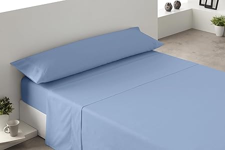 Degrees home Collection Microfibre Bedding Set 135 x 190 cm Sky Blue