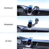 Miracase Car Phone Holder Ultra Stable Double Steel-Hook Black