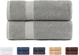 Todocama Set of 2 Shower Towels 70 x 140 cm Grey