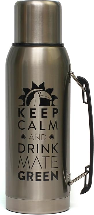 Gaucho Cebar Yerba Mate Tea Set Complete Accessories Thermos Flask 1L