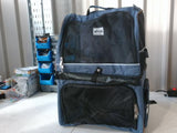 Double Layer Cat Backpack, Foldable Pet Carrier for 2 Cats or Dogs up to 11 kg