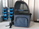 Double Layer Cat Backpack, Foldable Pet Carrier for 2 Cats or Dogs up to 11 kg