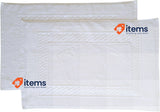 Galitex 2 Hotel Floor Towels 100% Cotton, 45 x 70 cm White Galitex