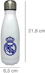 Real Madrid CyP Brands Steel Water Bottle White