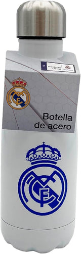 Real Madrid CyP Brands Steel Water Bottle White