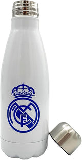 Real Madrid CyP Brands Steel Water Bottle White