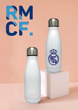 Real Madrid CyP Brands Steel Water Bottle White