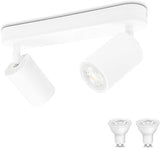 KYOTECH White Roof Lamp with 2 Lights 5W LED Roof Lamp White