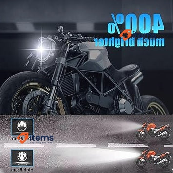 Aumotop LED Light For Mototrcycle 12000 lm, 100 W, 4 modes for 9 V-30 V