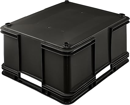 keeeper storage tubs with carrying handles, Euro-Box XXL Grey