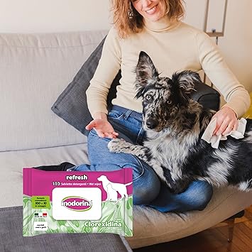 Inodorina Refresh Cleansing Wipes Made Of Sustainable Fabric Moisturising