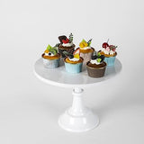 Hniuyun 3 Pieces Metal 8/10/12 Inch Cake Stands White