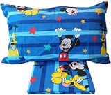 hermet Micky Mouse Single Cotton Set 155x200 Blue Cotton Disney