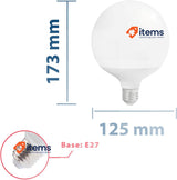 Velamp LED Bulb, Globe G125, 24W/2500lm, E27 Base, 4000K White 150W Equivalent