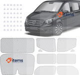MaxEarn 10Pc Internal Thermal Blind Set for VITO II W639/Viano LWB L2 2003-2014