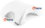 InnovaGoods Viscoelastic Cervical Pillow for Couples Cozzy, Standard White