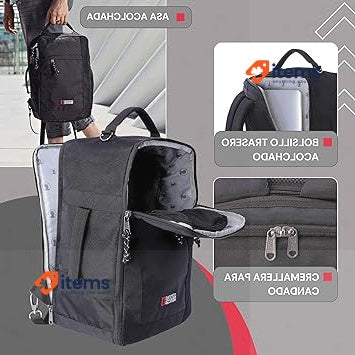 Coronel Tapioca – Travel Backpack Cabin Airplane 40 x 20 x 25