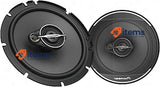 Pioneer TS-A1671F 3-Way Coaxial Car Speakers 16.6 cm (320 W) Black