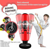 FOYOCER Punching Bag with Boxing Gloves 160cm Ninja Boxing Bag for Kids 3-12