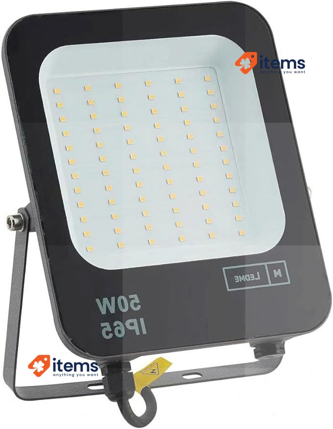 M Ledme - Napoli 50 W LED floodlight, 6000 lumens, IP65 dimmable, Warm Light