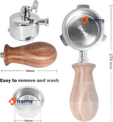 NEOUZA 51mm Espresso Portafilter Compatible with DeLonghi Dedica