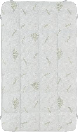 Wellness Pad/Matress with Elastics, Square and half 120x195cm White