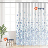 HANFU Shower Curtain Polyester 180x180cm Washable Shower Curtains with Eyelets