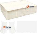 Sibosen Wedding Dress Box with Acid Free Tissue Paper (40 Sheets) Gloves