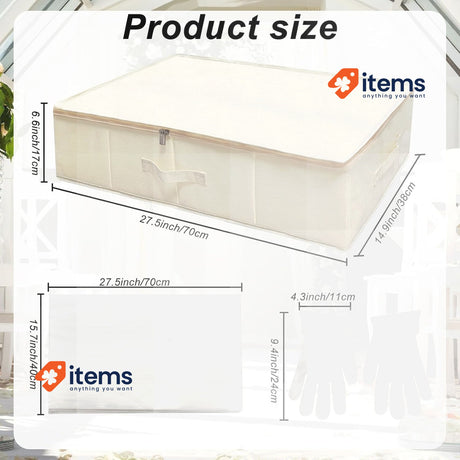 Sibosen Wedding Dress Box with Acid Free Tissue Paper (40 Sheets) Gloves