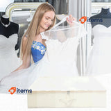 Sibosen Wedding Dress Box with Acid Free Tissue Paper (40 Sheets) Gloves