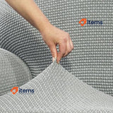 SOFASKINS Super Elastic Corner Sofa Cover Lightgrey 340-540 cm