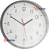 TFA Dostmann Analog Radio Wall Clock, 60.3550.10, Highest Accuracy Grey